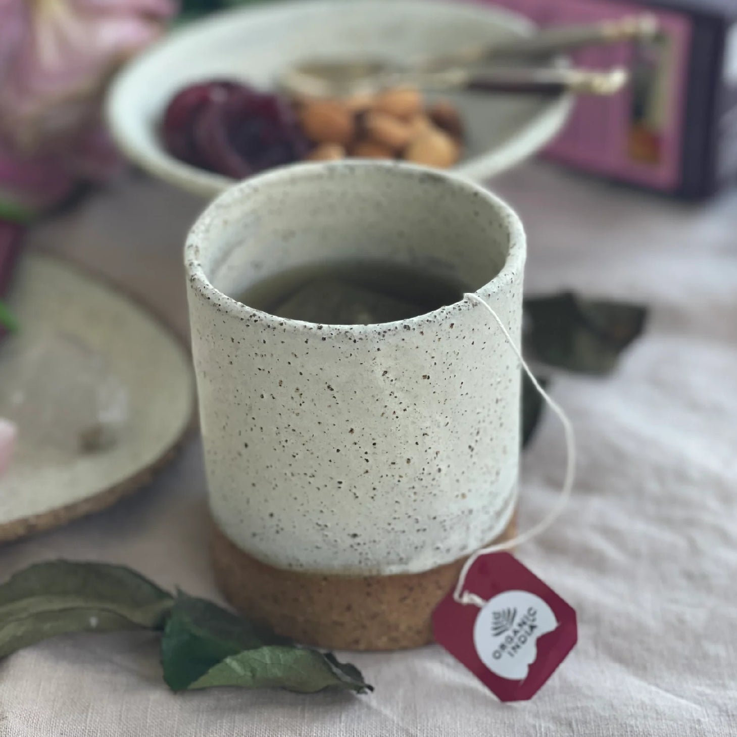 Tulsi orgánico de la India, rosa dulce, 25 sobres