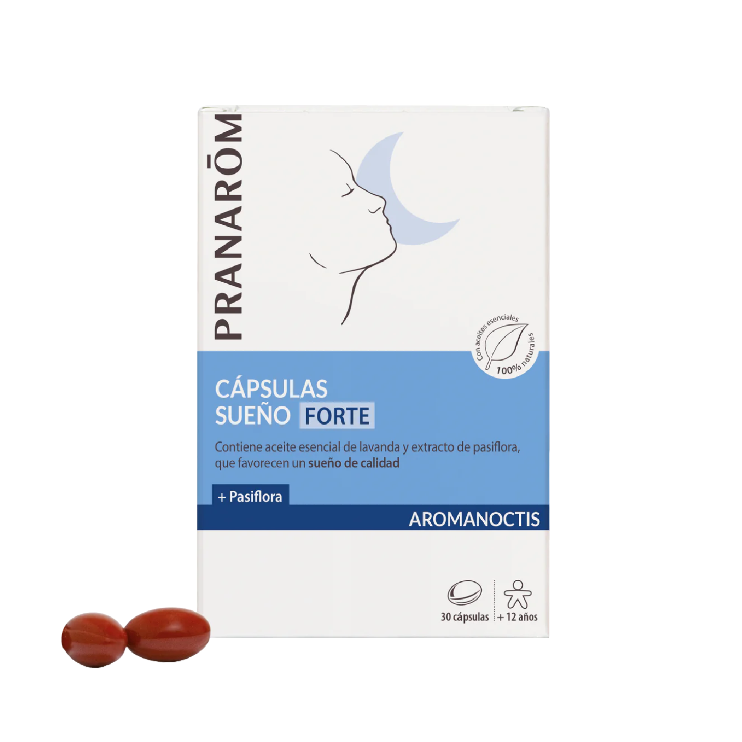 Pranarom Aromanoctis Cápsulas Sono Forte 30 cápsulas