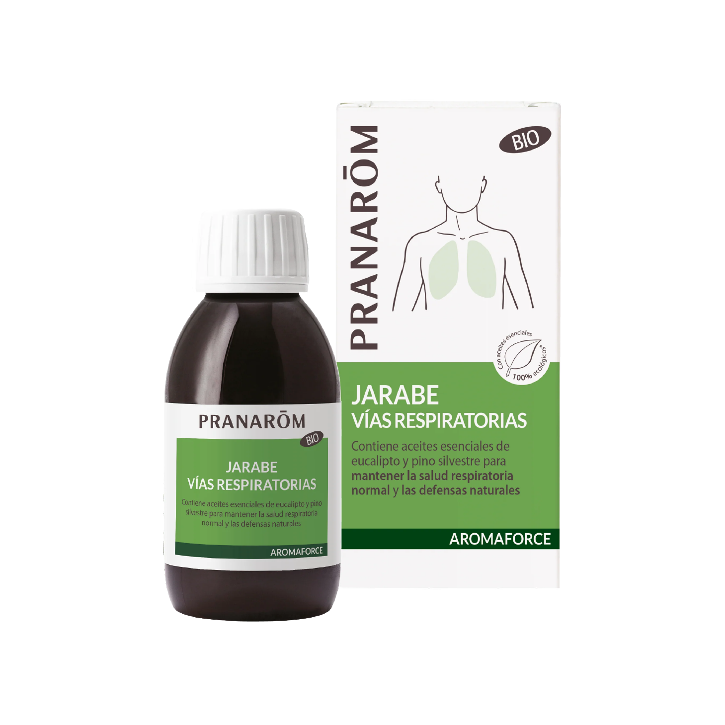 Pranarom Aromaforce Xarope Vias Respiratórias Bio 150ml