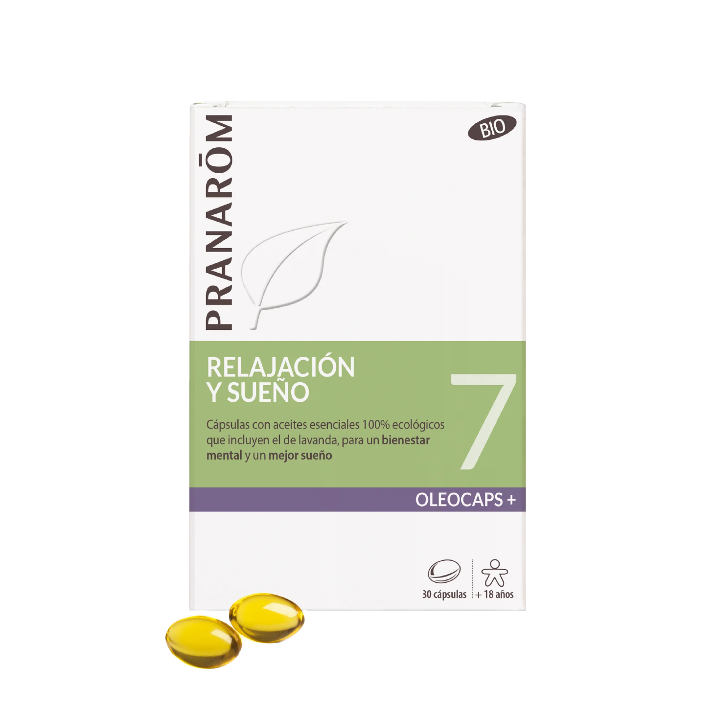 Pranarom Oleocaps+ 7 Relaxamento/Sono 30 Cápsulas