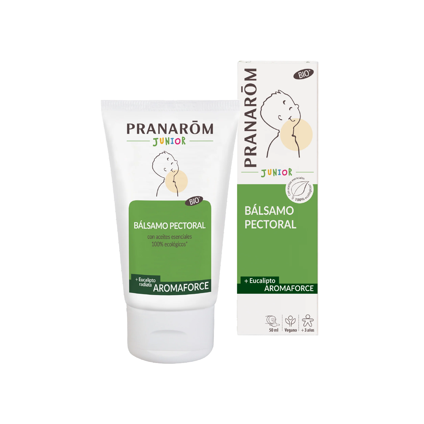 Pranarom Aromaforce Bálsamo Peitoral Júnior 40ml