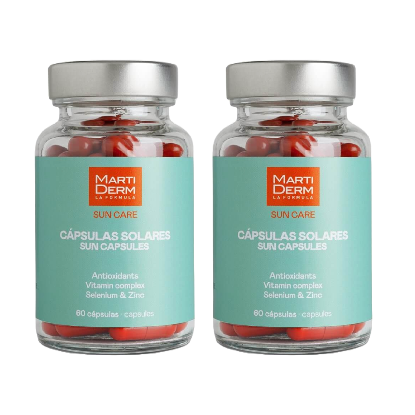 Martiderm Sun Care 60 Cápsulas Solares x 2 Unidades