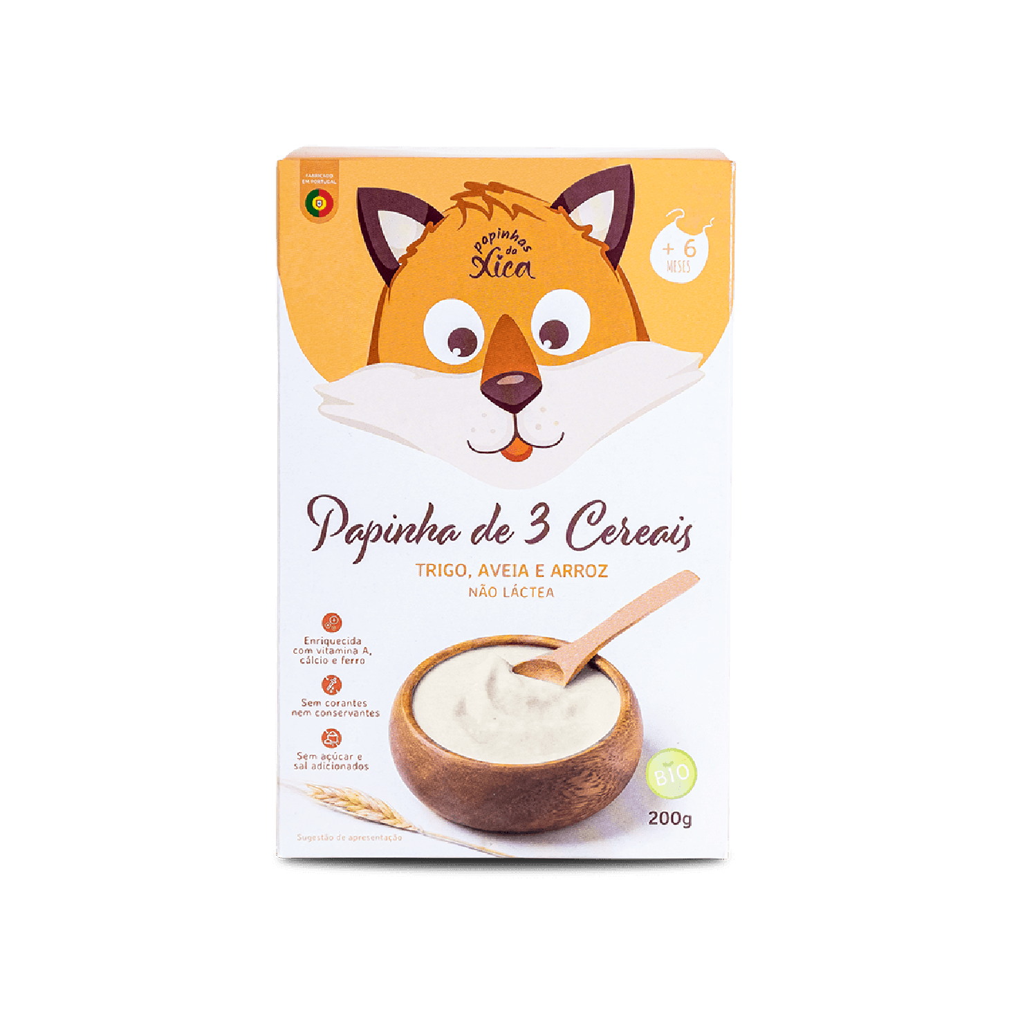 Papinhas da Xica Papinha de 3 Cereais