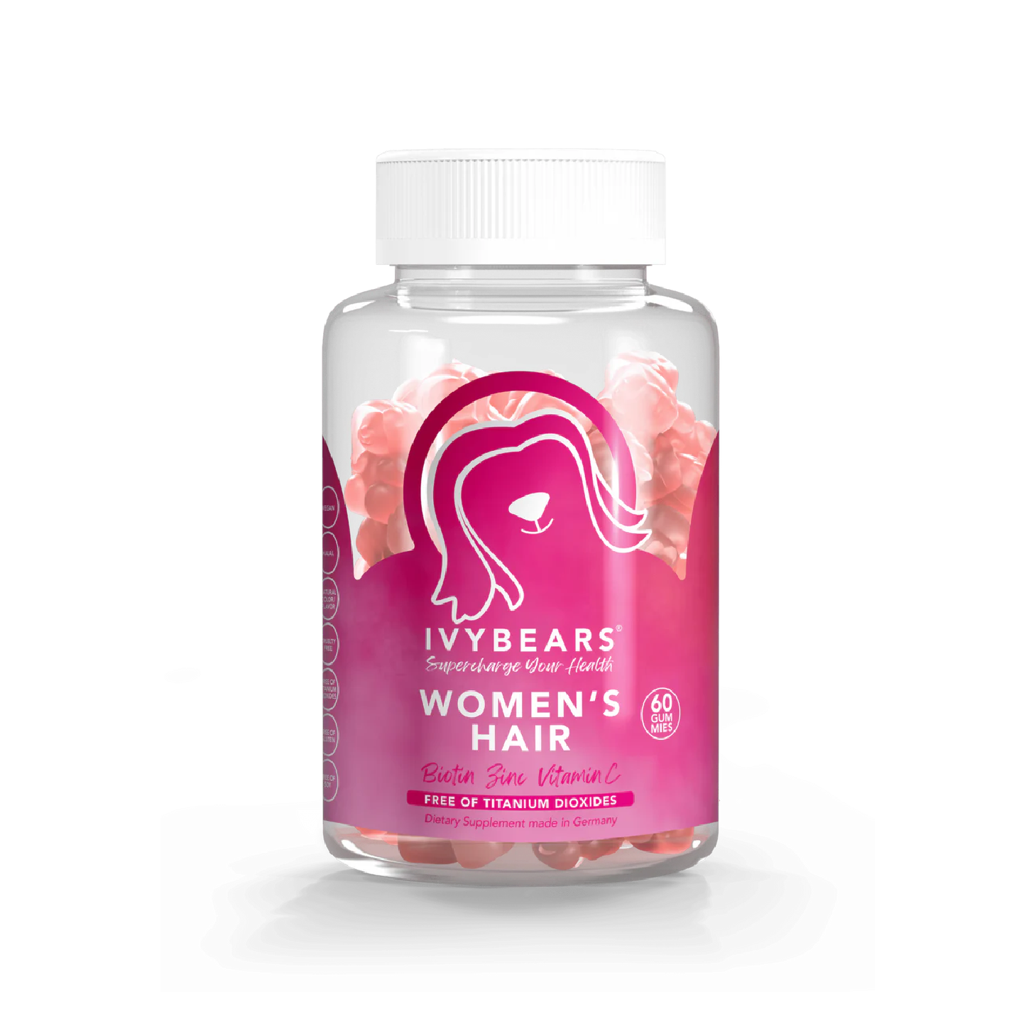 Ivybears Womens Hair Vitamins 60 Gomas