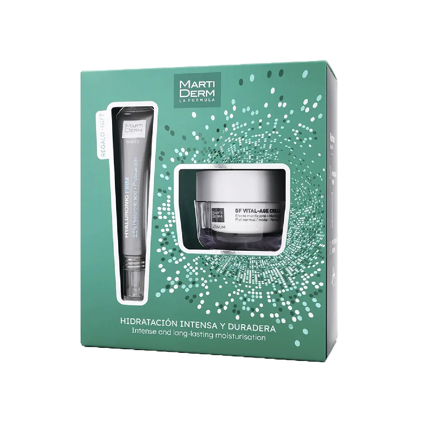 Martiderm Coffret Platinum GF Vital-Age Creme 50ml + Hyaluronic Firm Shot 20ml