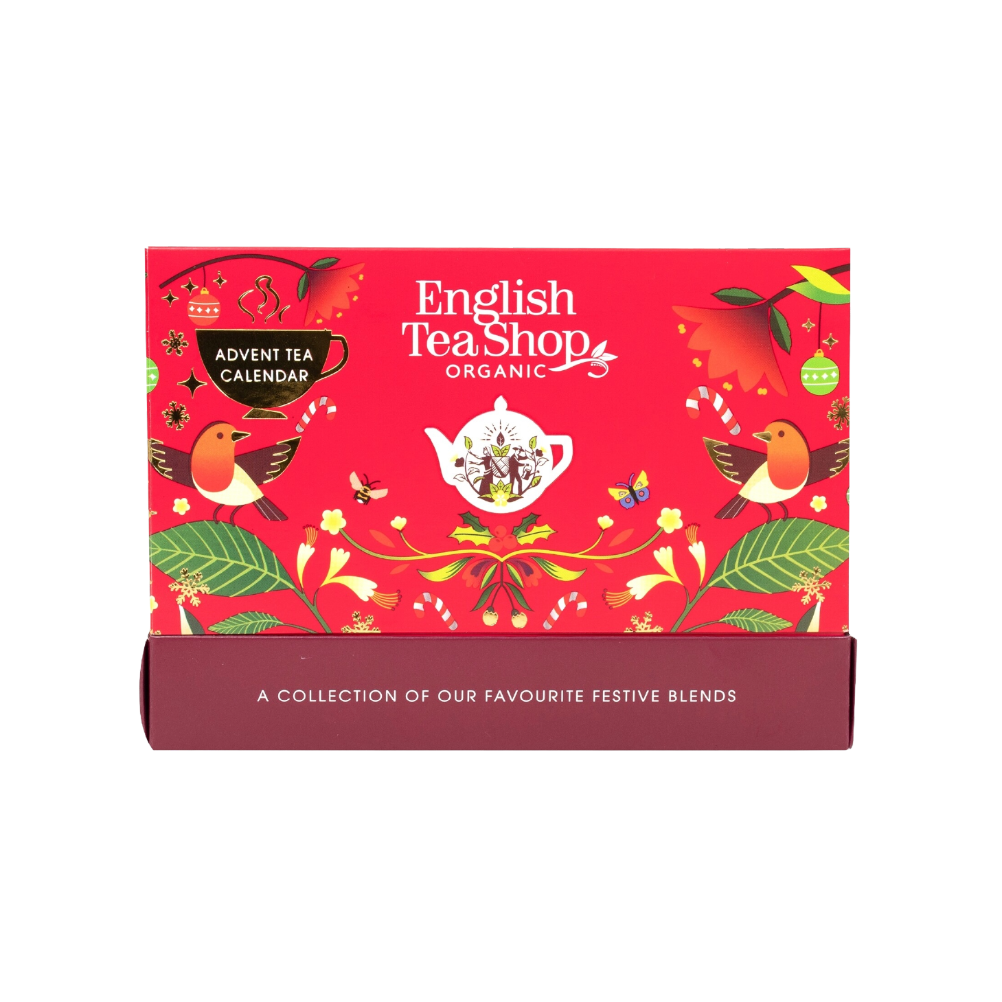 English Tea Calendário de Advento Vermelho 25 Saquetas