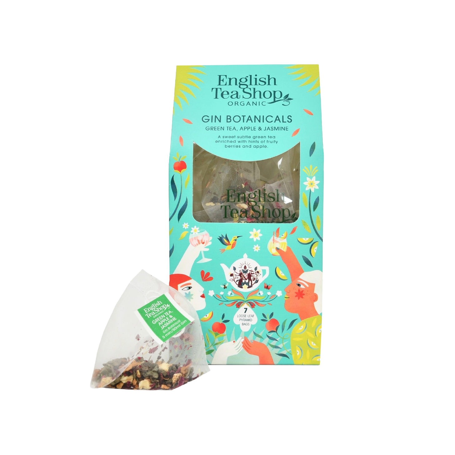 English Tea Gin Botanicals Chá verde, Maçã e Jasmin