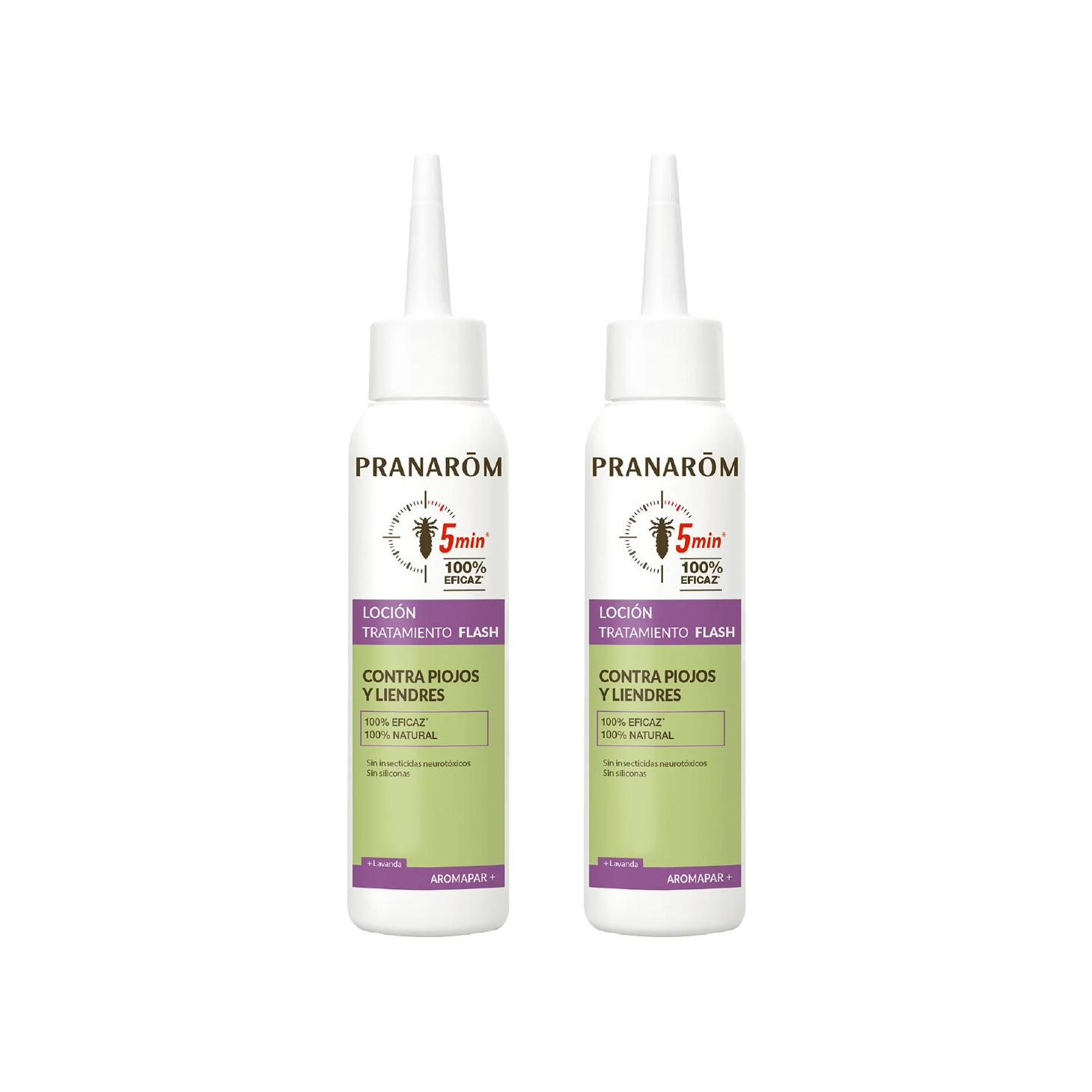 Pranarom Aromapar+ Loção Anti Piolhos e Lêndeas 100ml x 2 Unidades + Pente