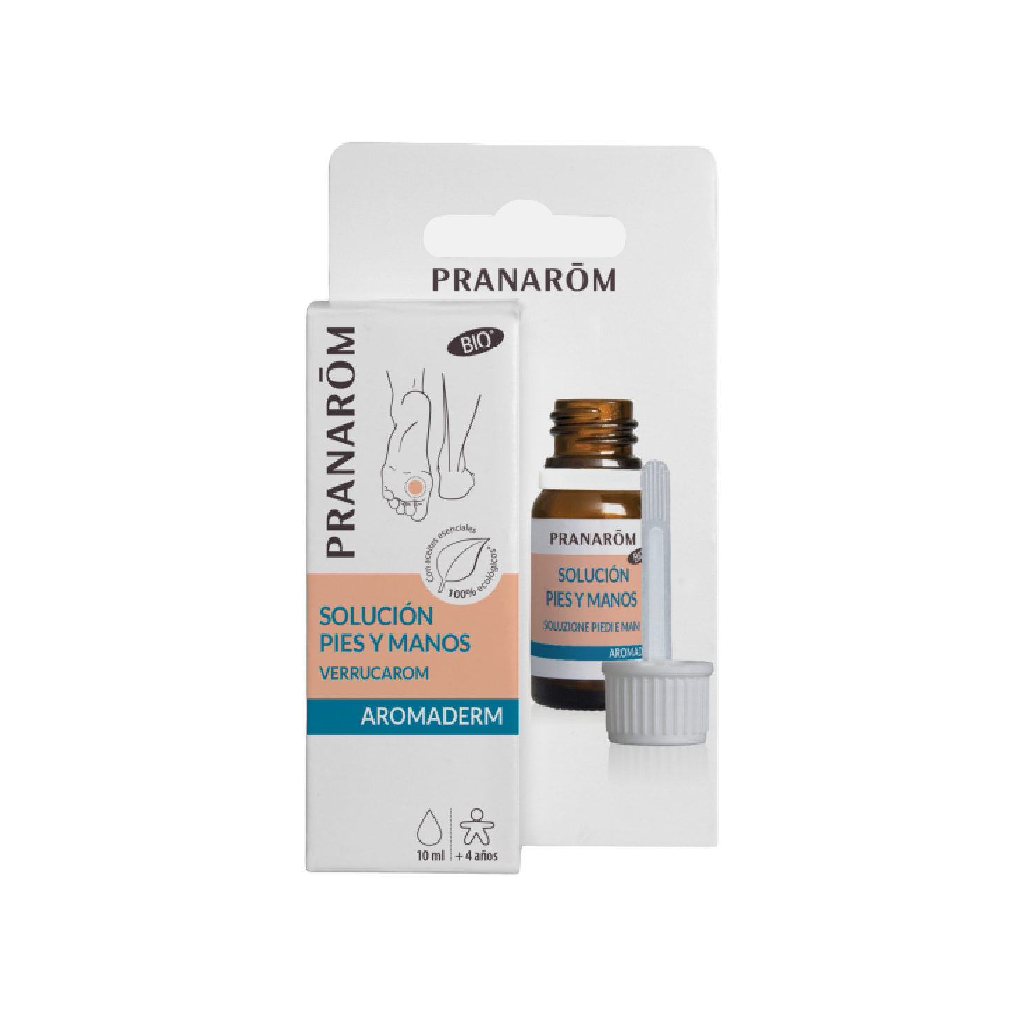 Pranarom Aromaderm Solução Fongiarom Unhas Amarelas e Danificadas 10ml