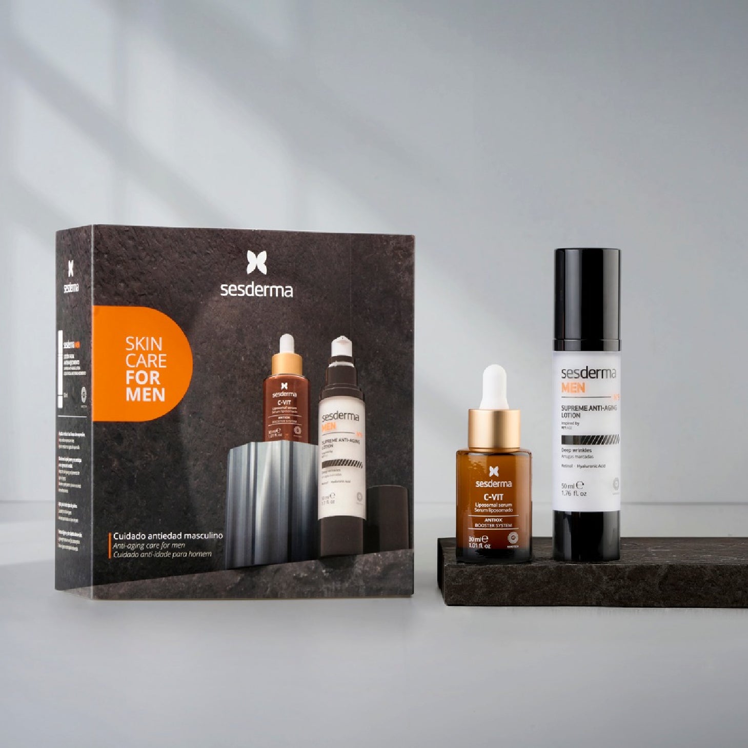 Set de regalo antiedad Sesderma para hombre