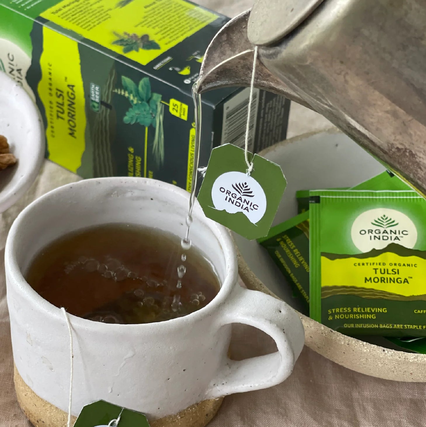 Tulsi Moringa Organic India 25 sobres