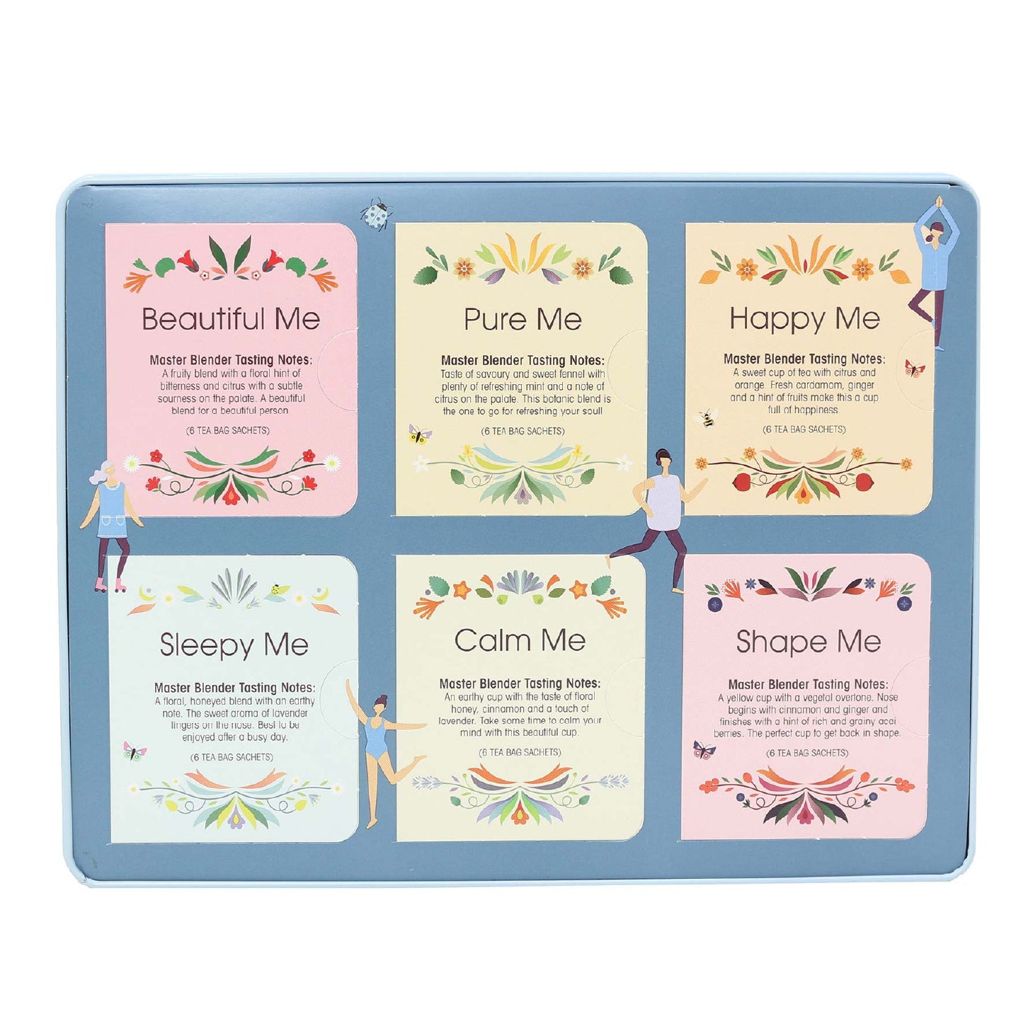 Lata de regalo Ultimate Col azul Ref: 58168 de té inglés