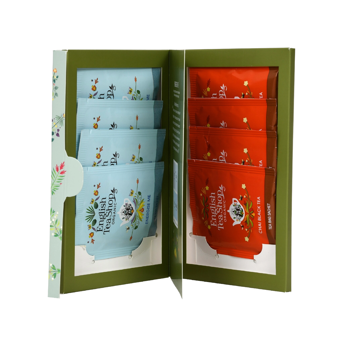 English Tea Livro de Chá para Viajantes Sips of Energy 8 Saquetas