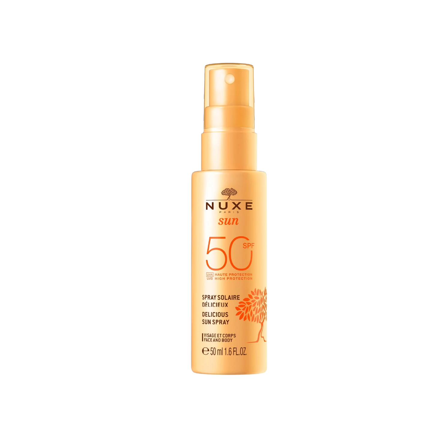 Leche solar en spray Nuxe Sun Rostro y Cuerpo 50 ml