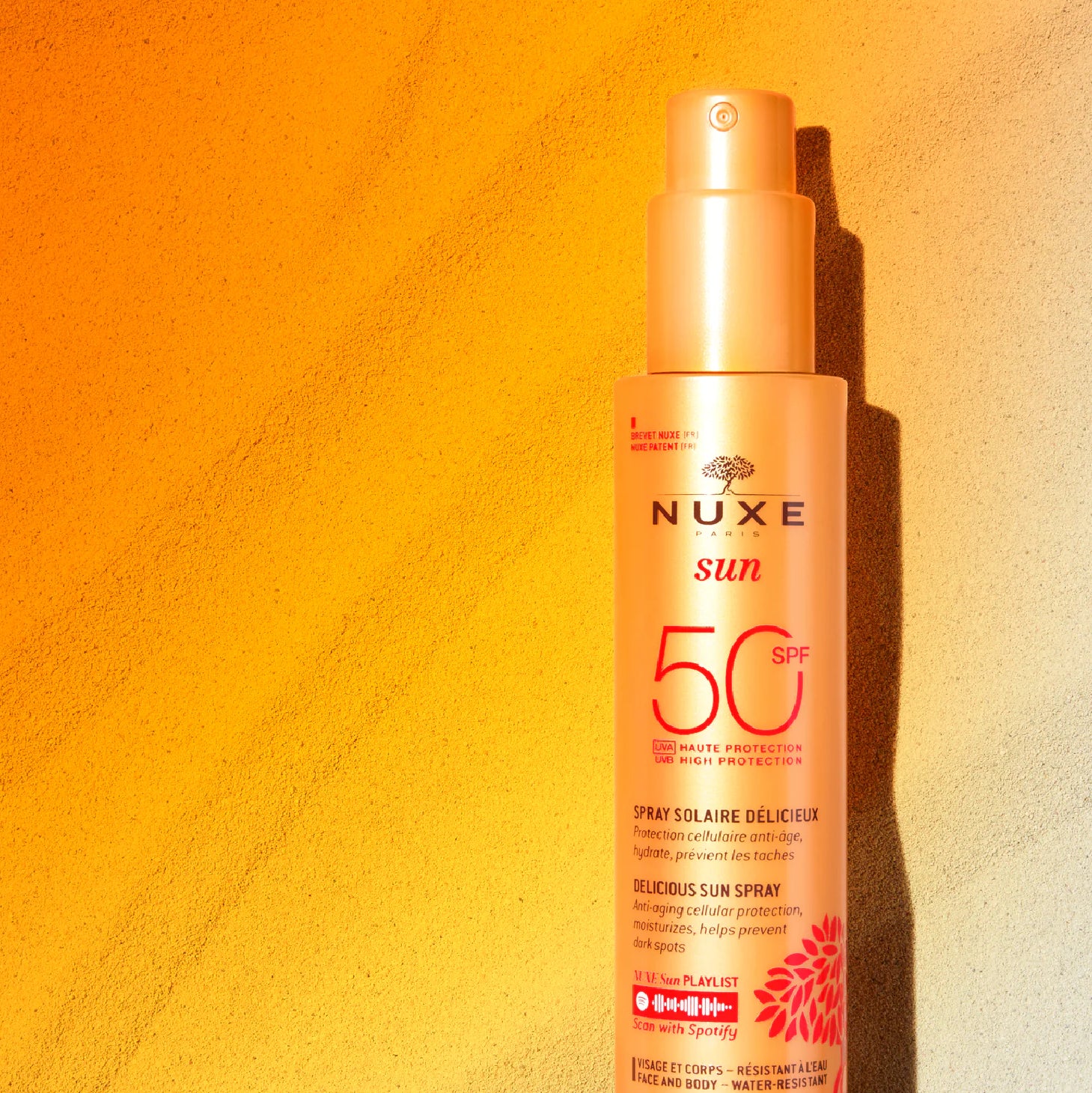 Leche solar en spray Nuxe Sun Rostro y Cuerpo 50 ml