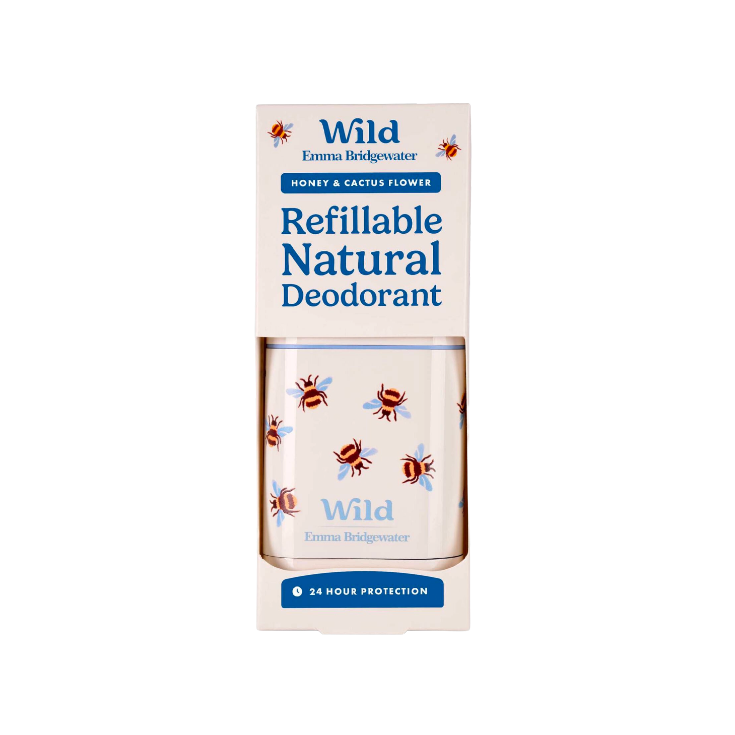 Wild Desodorizante Natural Caixa Refillable Abelhas Mel e Flor