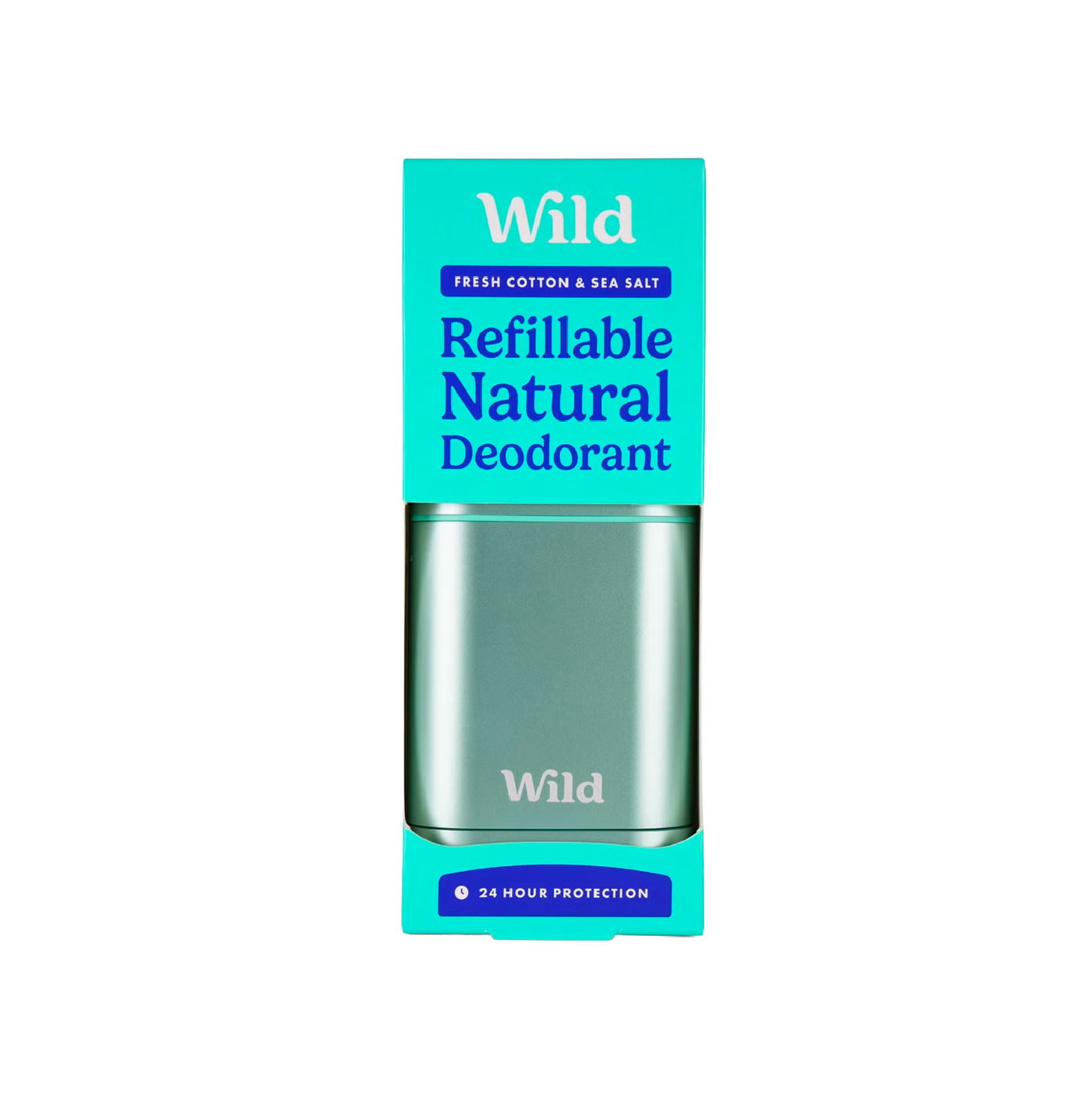 Wild Desodorizante Natural Caixa Refillable Algodão e Sal Marinho