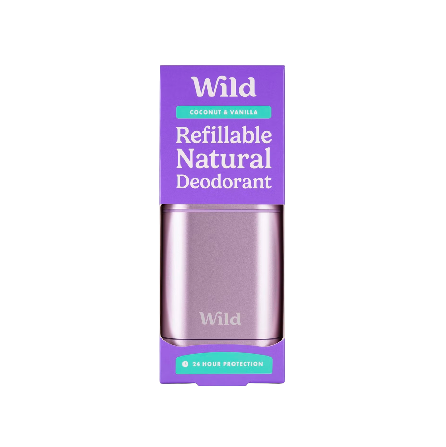 Wild Desodorizante Natural Caixa Refillable Coco e Baunilha
