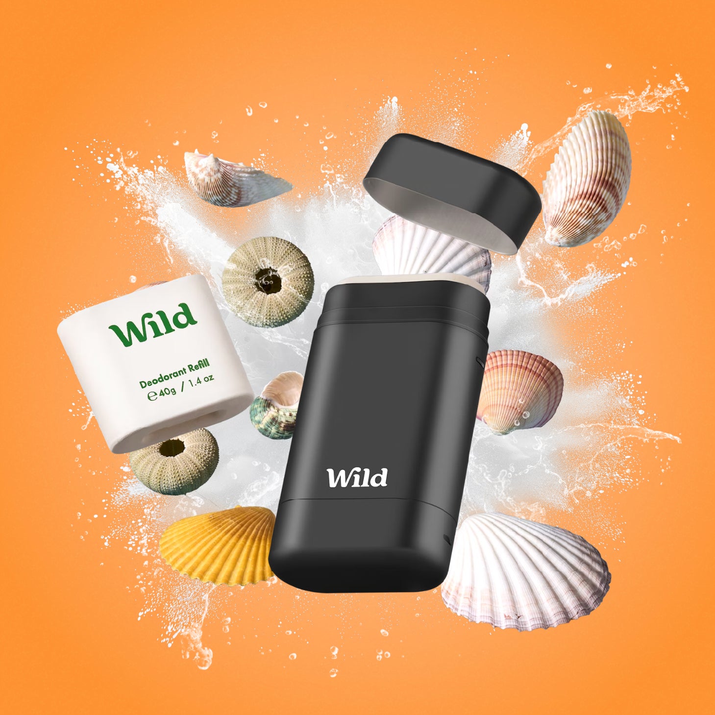 Wild Desodorizante Natural Caixa Refillable Maresia