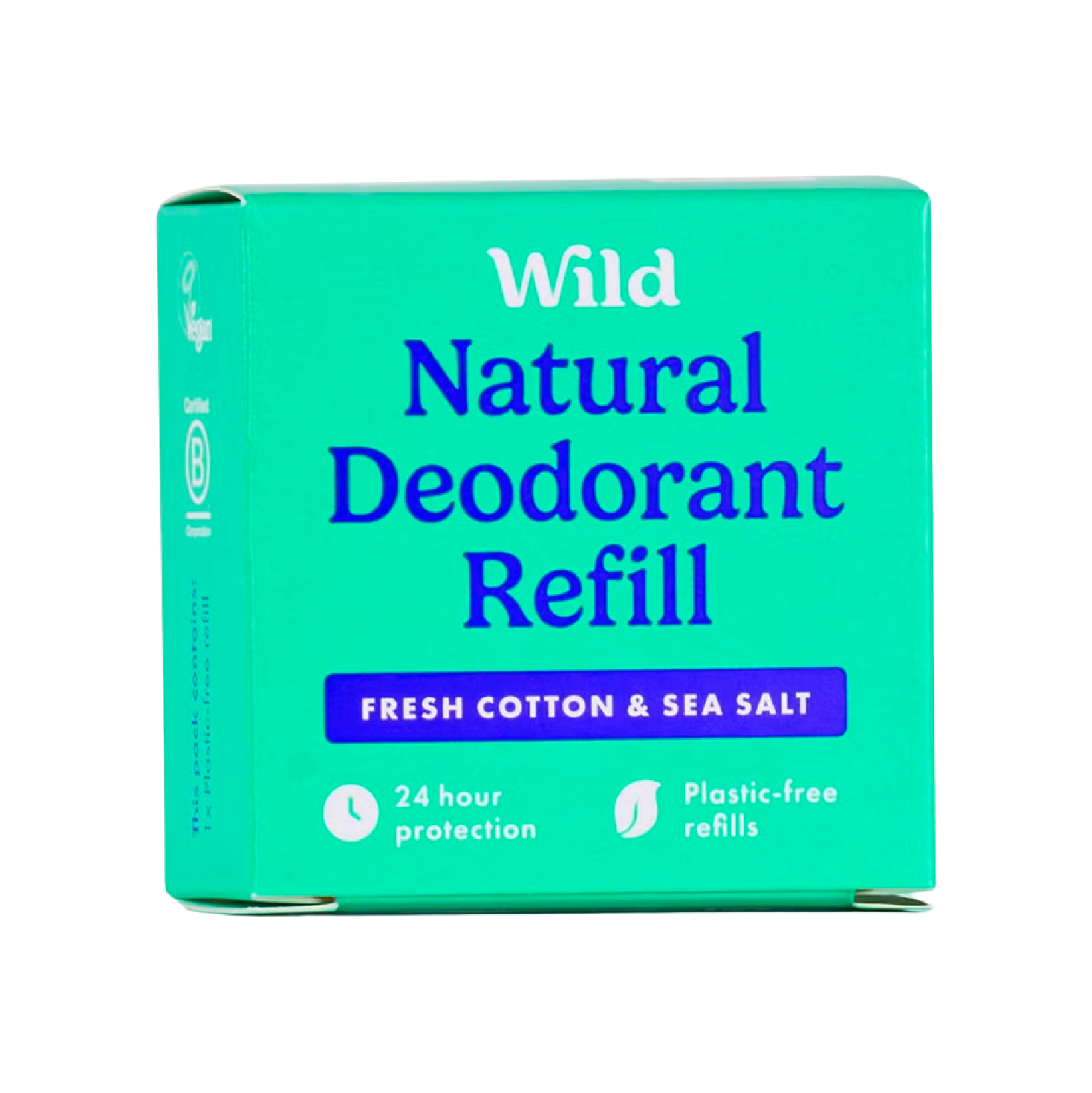 Wild Desodorizante Natural Recarga Algodão e Sal Marinho