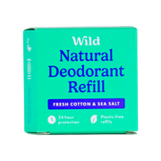 Wild Desodorizante Natural Recarga Algodão e Sal Marinho