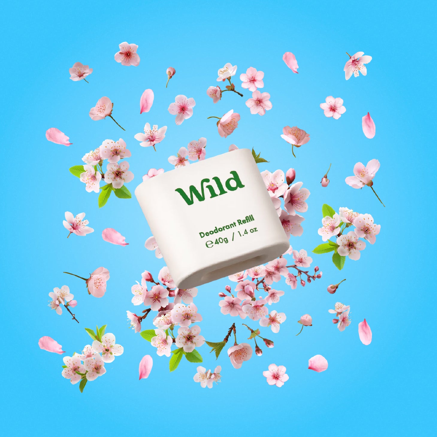 Wild Desodorizante Natural Recarga Flor de Cerejeira