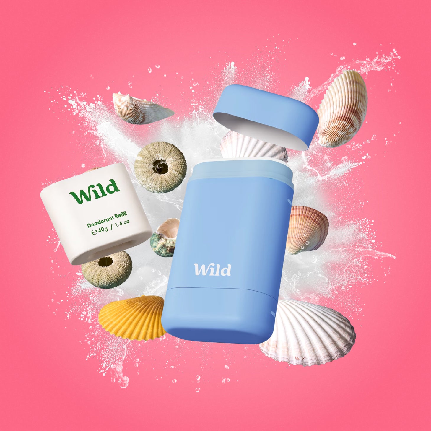 Wild Desodorizante Natural Recarga Maresia