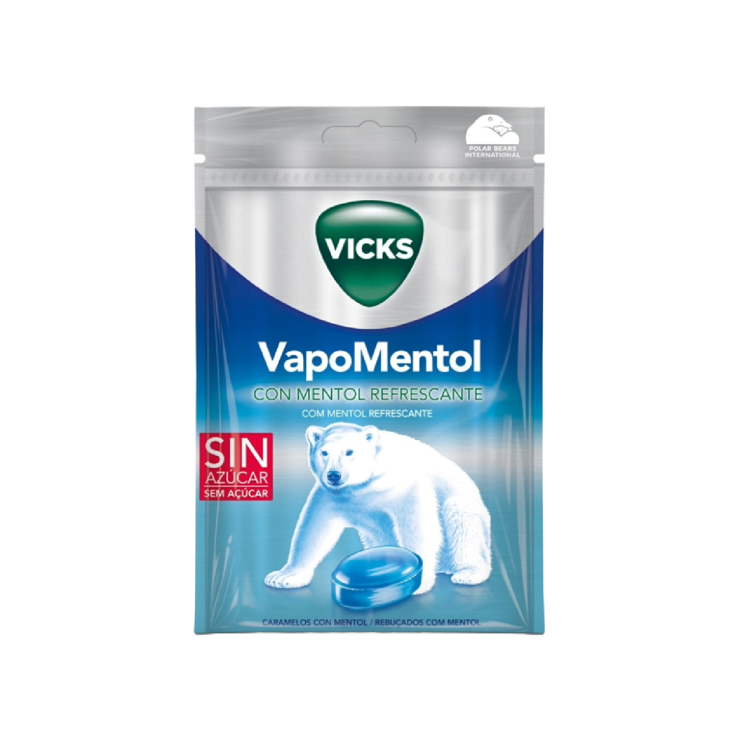Vicks VapoMentol 20 Rebuçados Com Mentol Refrescante 72g