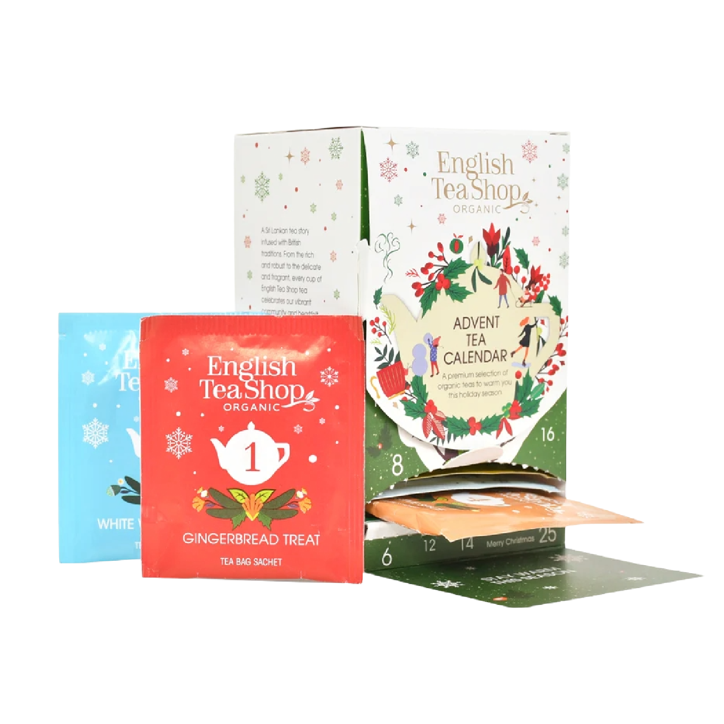 English Tea Calendário de Advento Branco 25 Saquetas