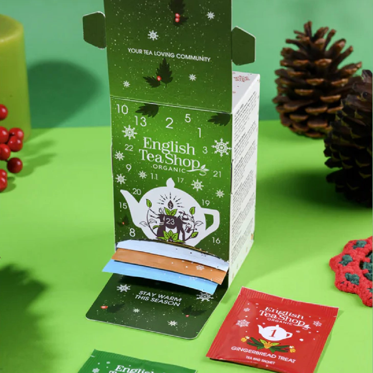 English Tea Calendário de Advento Branco 25 Saquetas