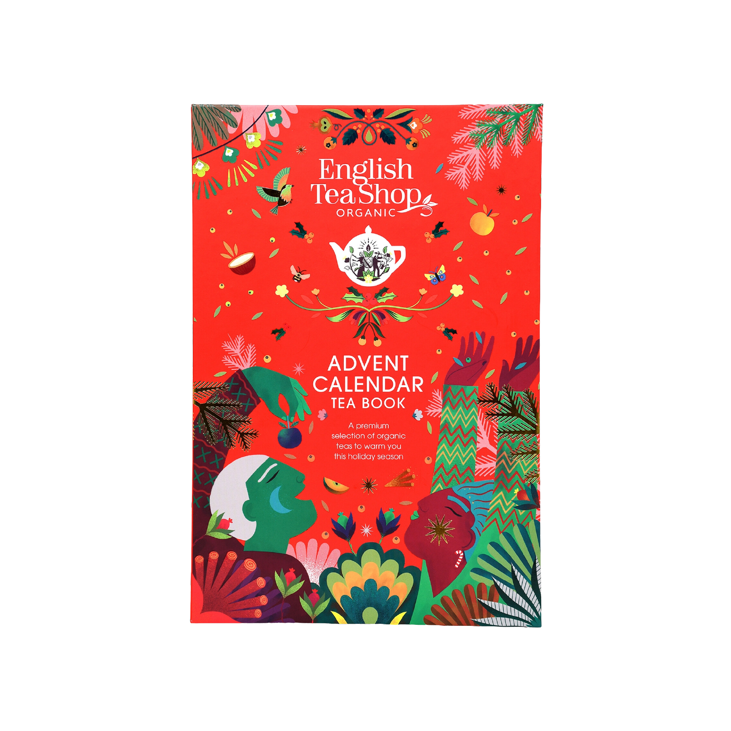 English Tea Calendário do Advento em Livro Vermelho