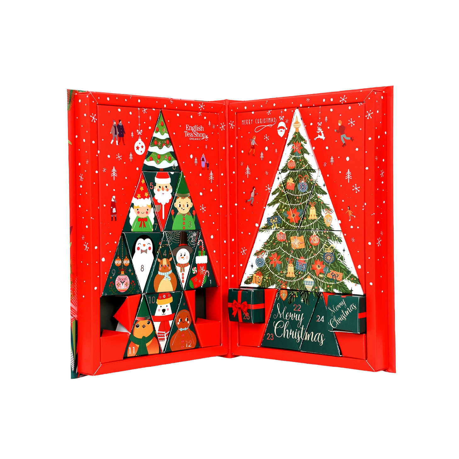 English Tea Calendário do Advento em Livro Vermelho