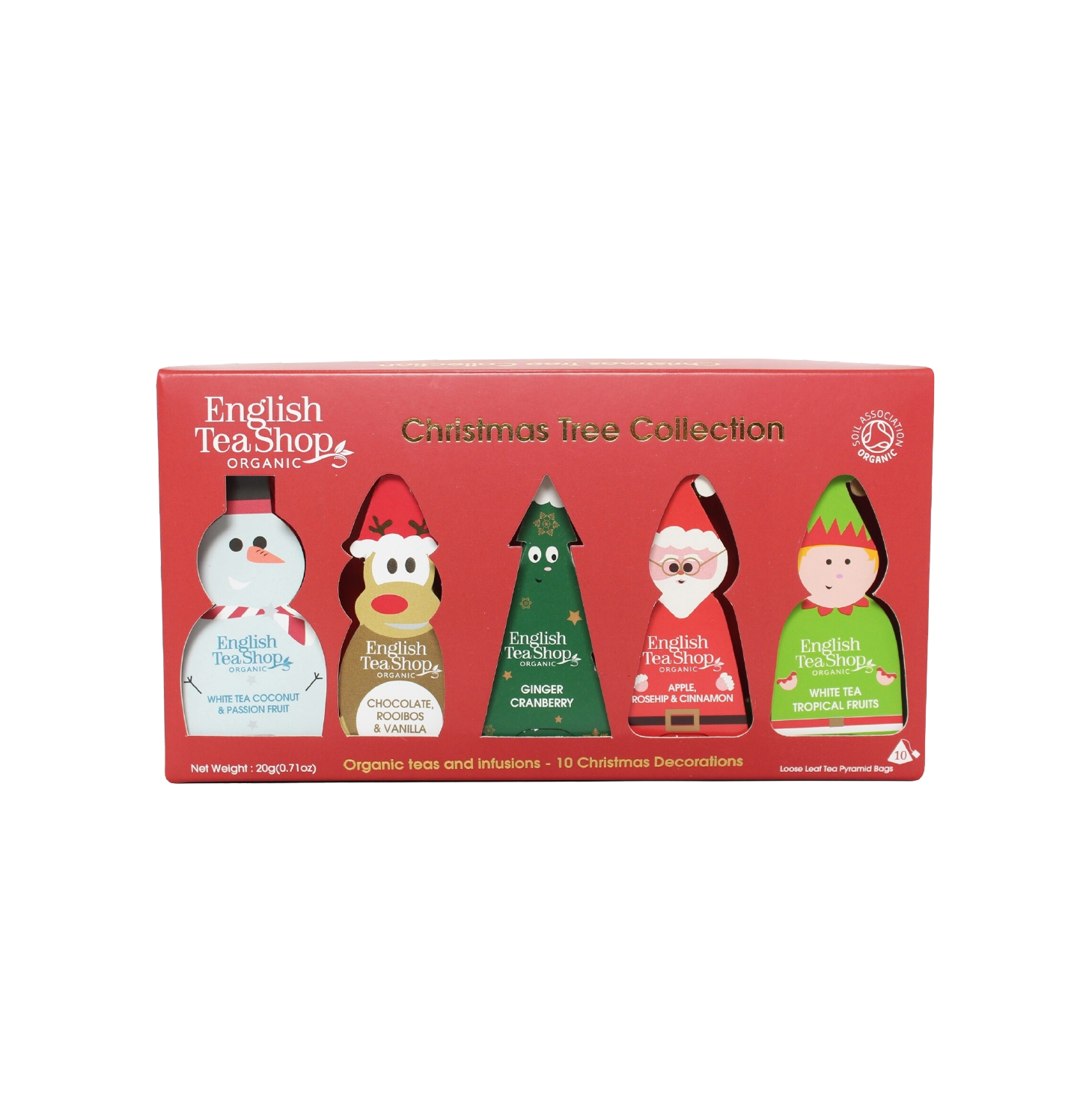 English Tea Personagens de Natal 10 Unidades