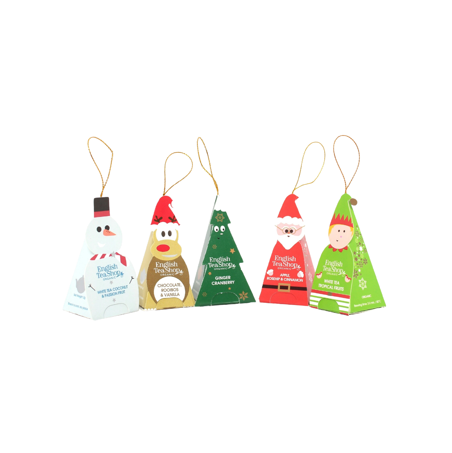 English Tea Personagens de Natal 10 Unidades