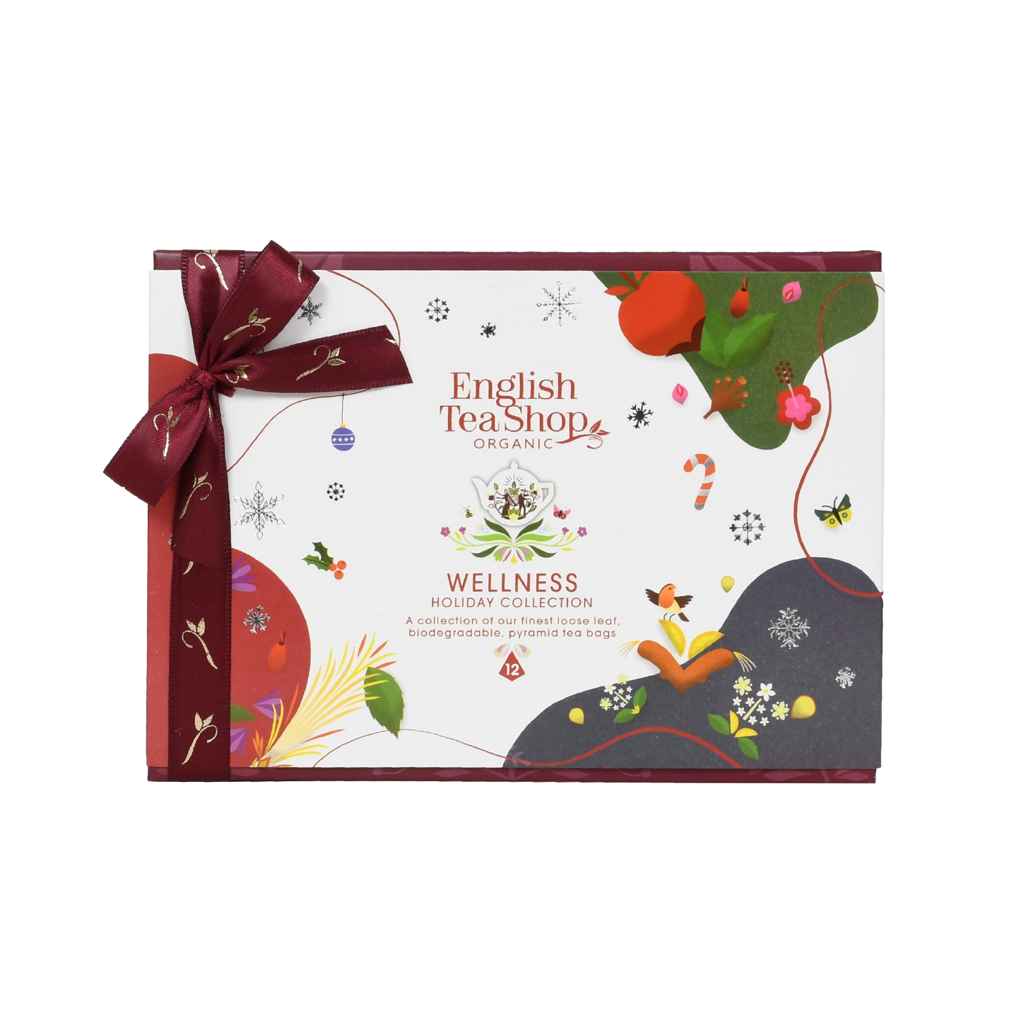 English Tea Wellness Coleção de Natal 12 Pirâmides