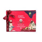English Tea Coleção de Árvores de Natal Vermelha 12 Pirâmides