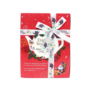 English Tea Prisma Vermelho de Natal 12 Pirâmides