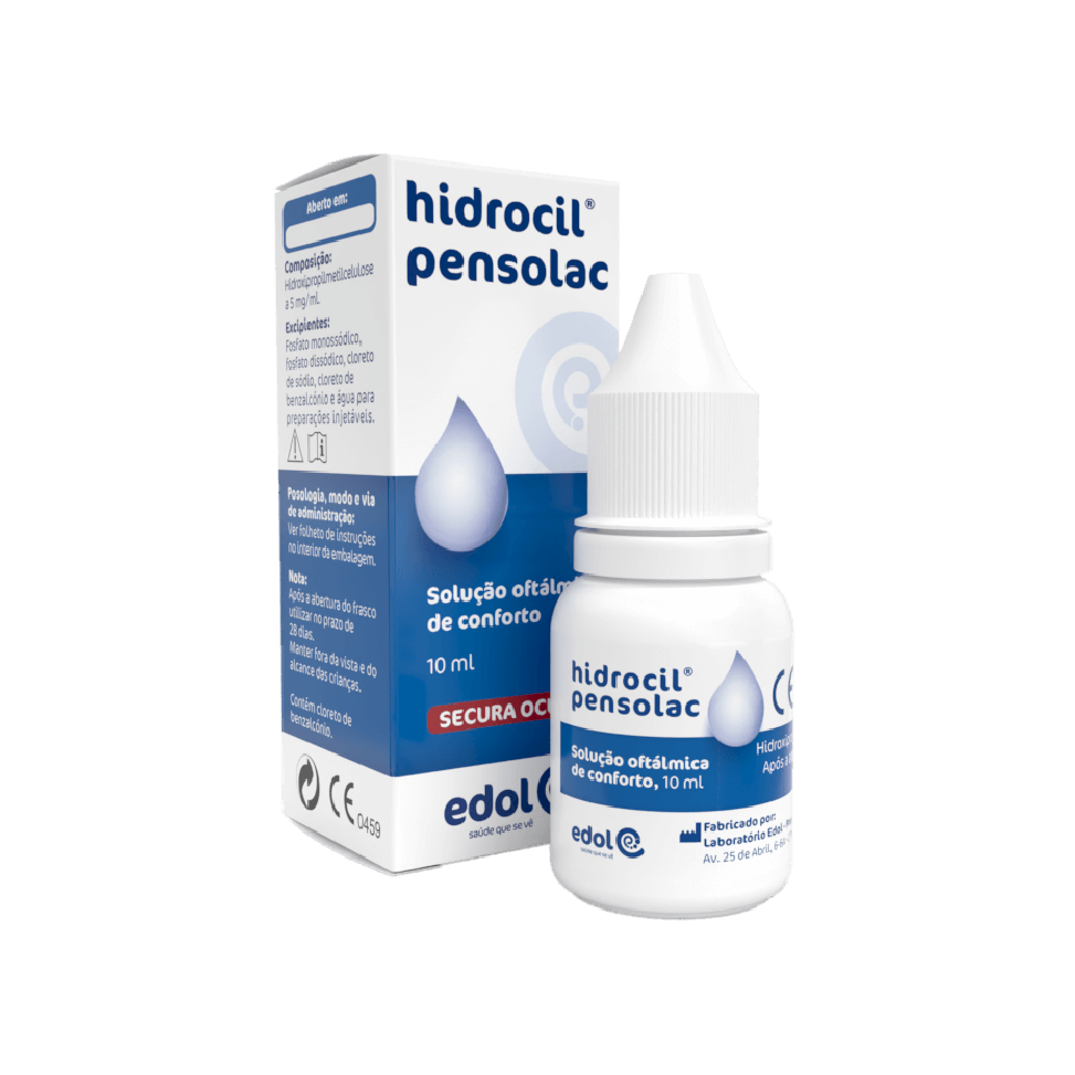 Hidrocil Pensolac Solução Oftálmica de Conforto 0,5% 10ml