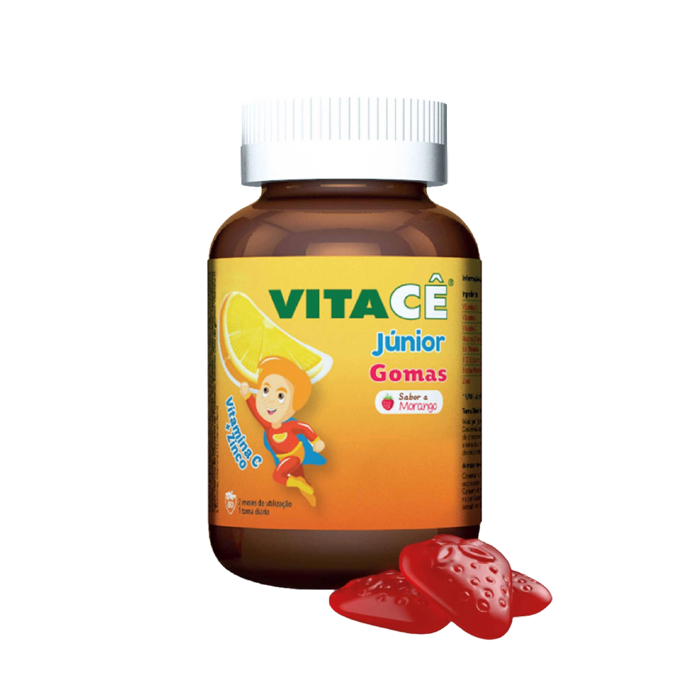 Vitacê Junior Fresa 60 Gomitas