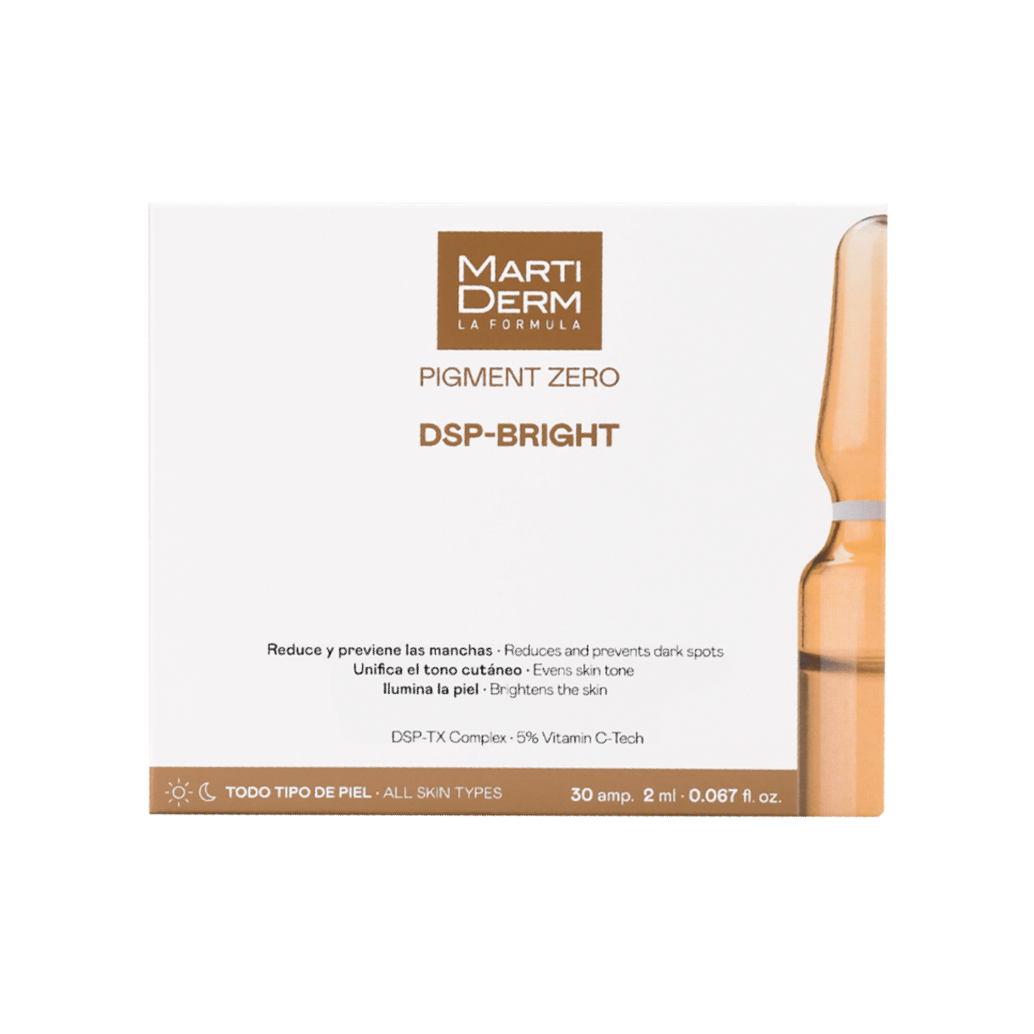 Martiderm Pigment Zero DSP-Bright 2ml x 30 Ampolas