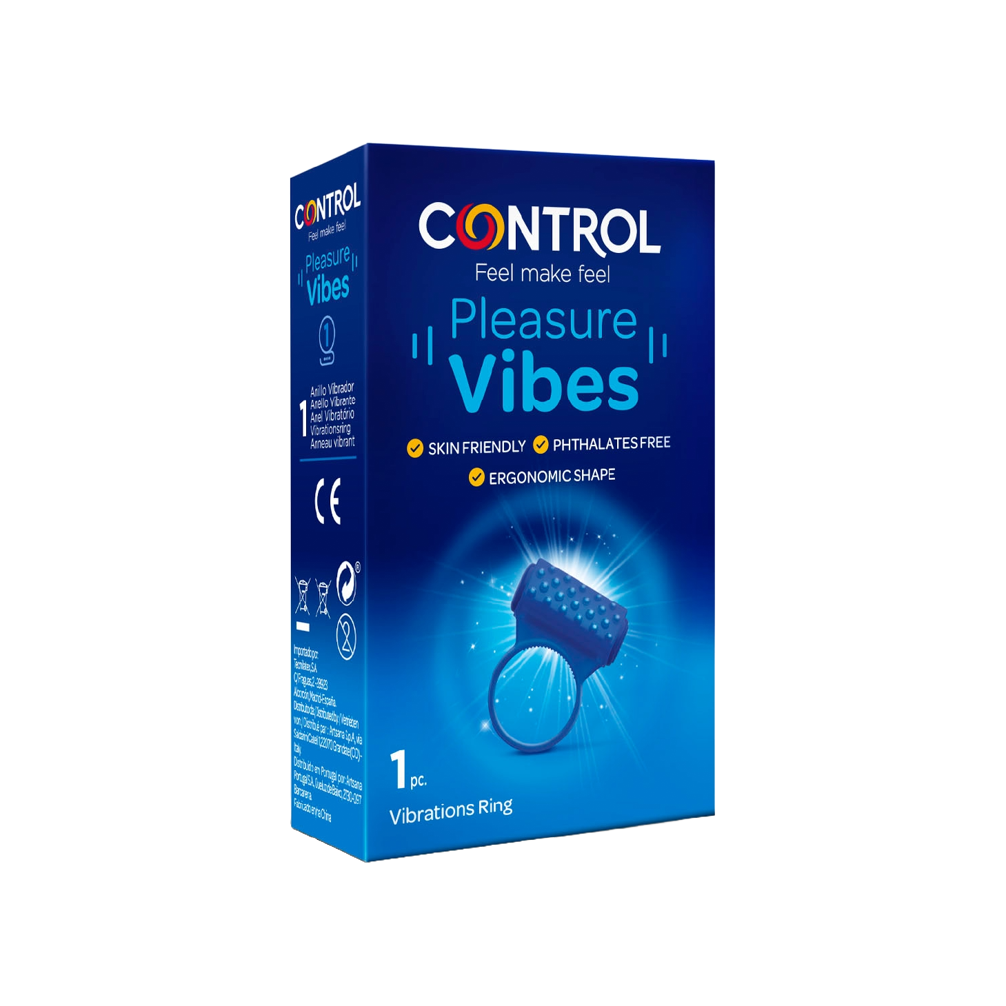 Anillo vibrador Control Pleasure Vibes