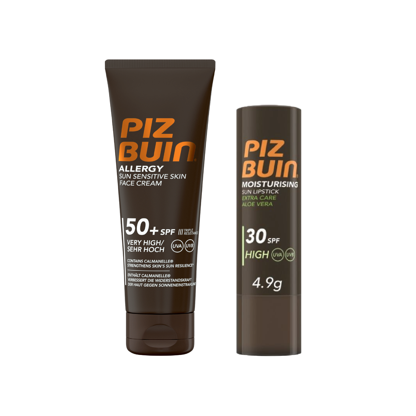 Piz Buin Allergy SPF50+ Creme Facial + Stick Labial SPF30 4,9g