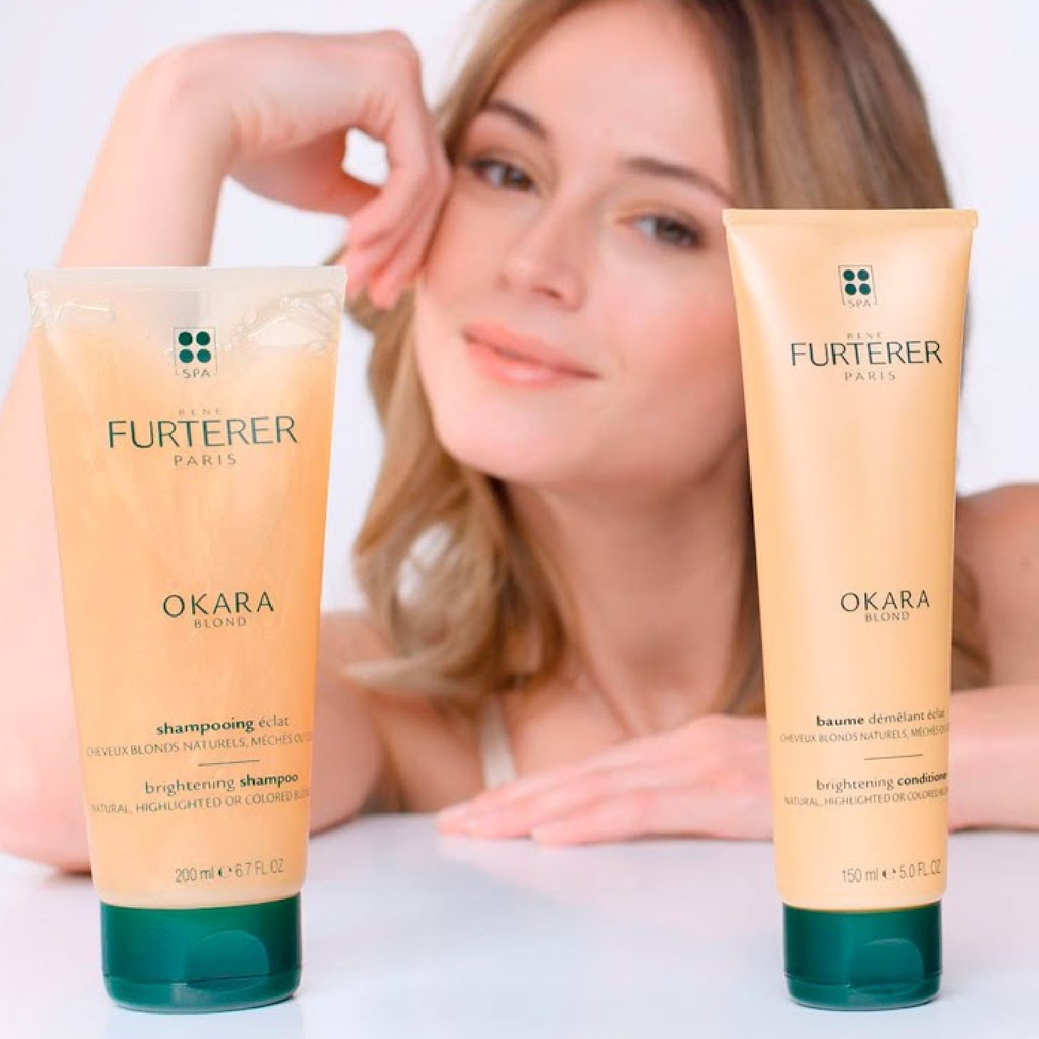 Rene Furterer Okara Blond Bálsamo Desembaraçador Brilho 150ml