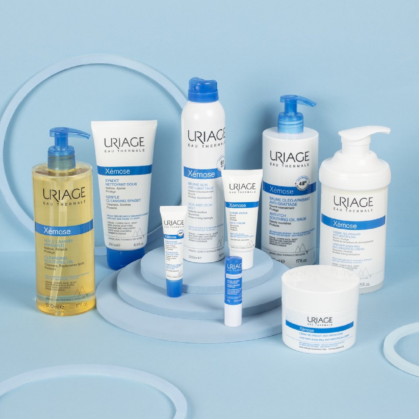 Uriage Xémose Óleo de Limpeza Duche e Banho 200ml