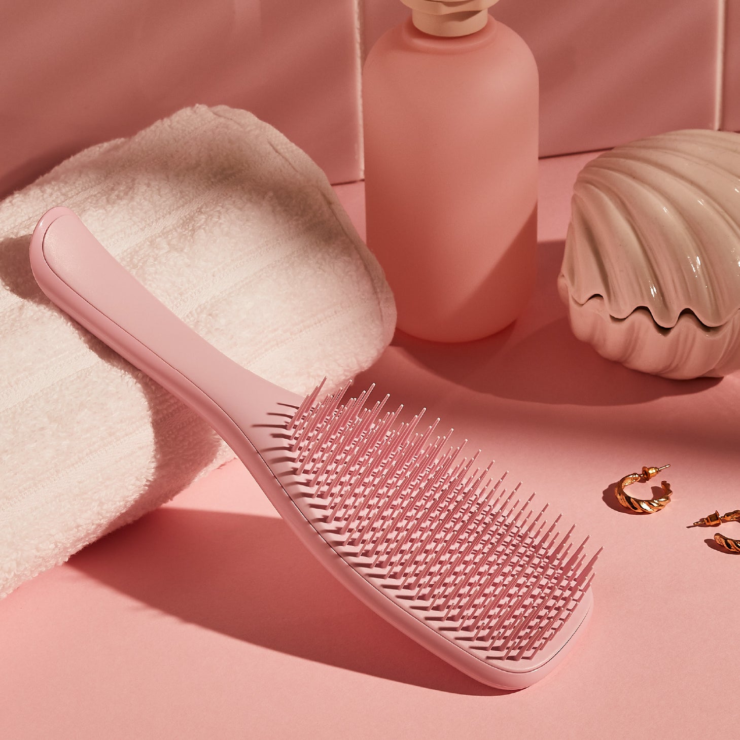 Cepillo para cabello regular Tangle Teezer The Ultimate Wet Detangler rosa claro