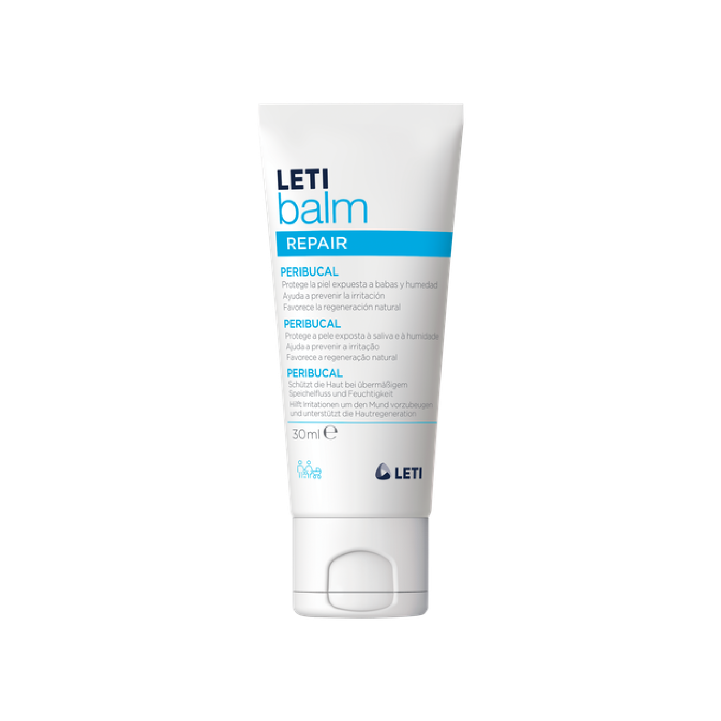 Crema peribucal reparadora Letibalm 30 ml