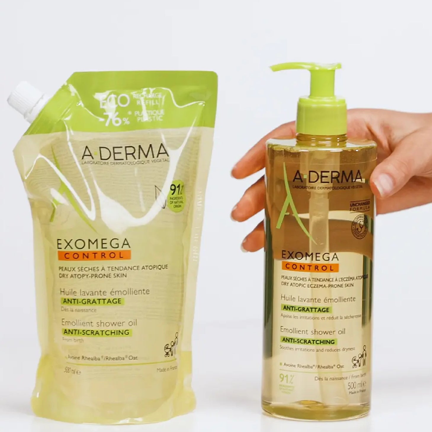 A-Derma Exomega Control Óleo de Duche 750ml
