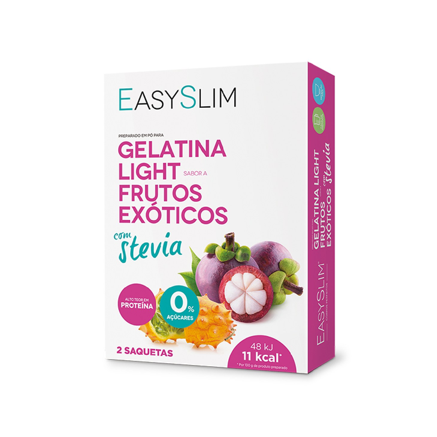 Easyslim Gelatina Light Frutos Exóticos com Stevia x 2 Saquetas