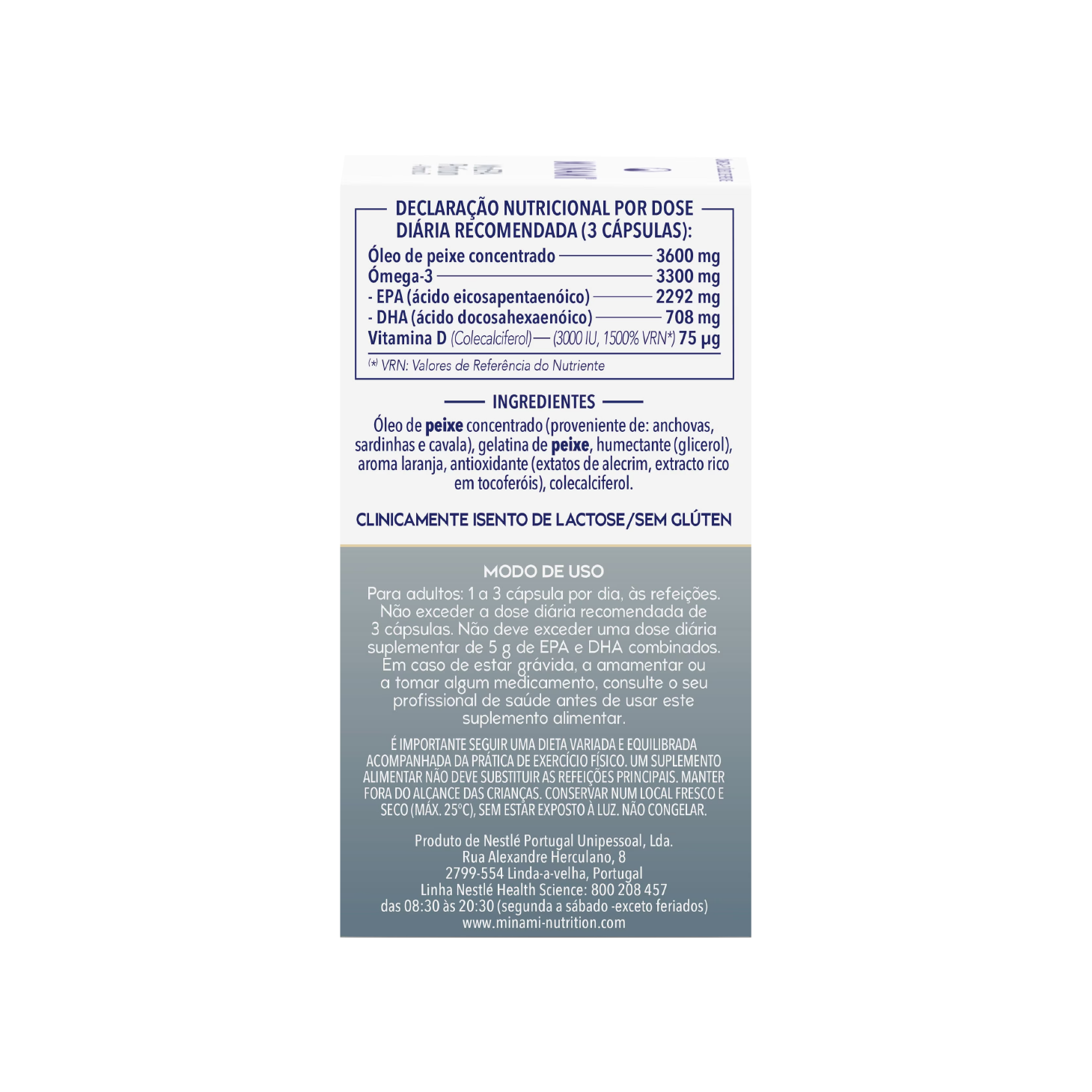 Minami MorEPA Platinum + Vitamina D 30 Cápsulas