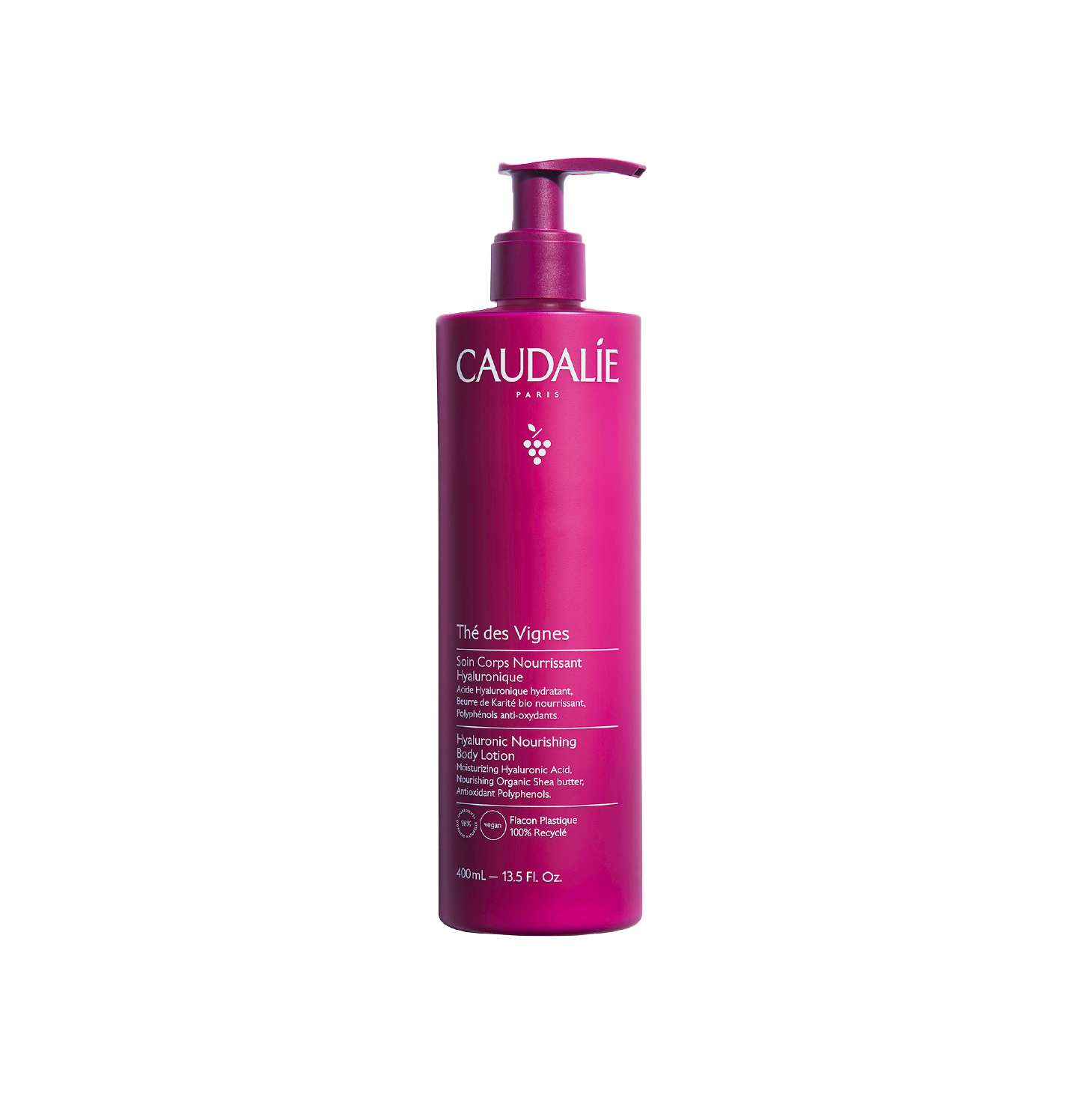 Caudalie Thé des Vignes Cuidado Corporal Nutritivo con Ácido Hialurónico 400 ml